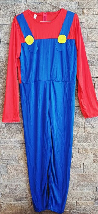 Disfraz adulto Super Mario Talla S.