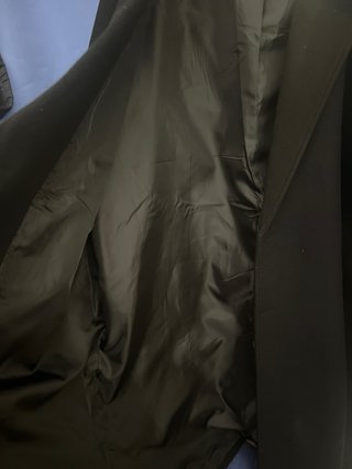 Chaquetón de vestir negro