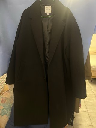 Chaquetón de vestir negro