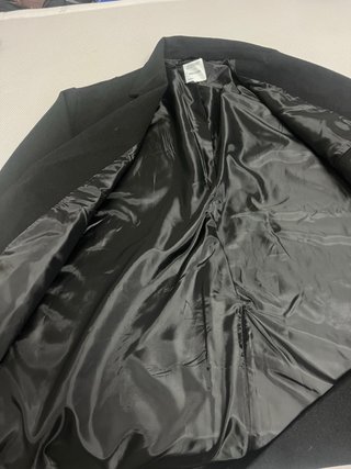 Chaquetón de vestir negro