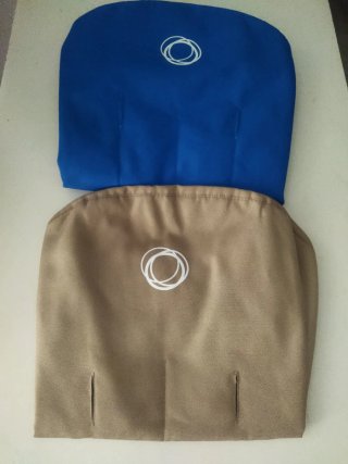 Funda Silla Bugaboo Azul y Beige