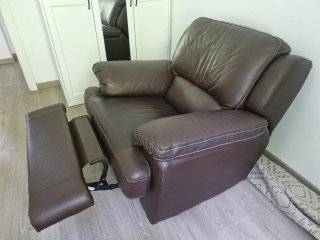 Sillón reclinable individual grande
