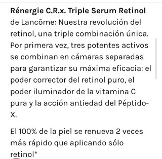 Lancôme Renergie Sérum Retinol + Crema Noche