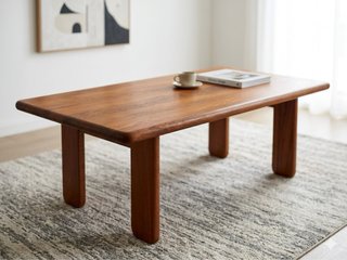 Mesa de teca estilo escandinavo