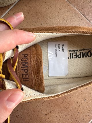 Zapatos Pompeii Higby Siena Latte Talla 43