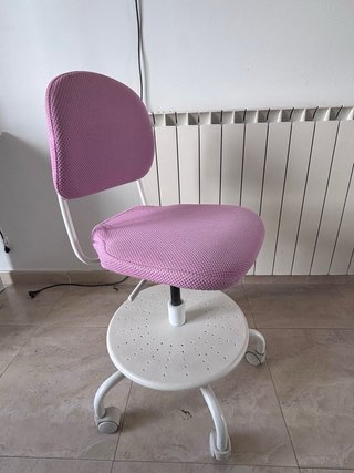 Silla de escritorio juvenil rosa