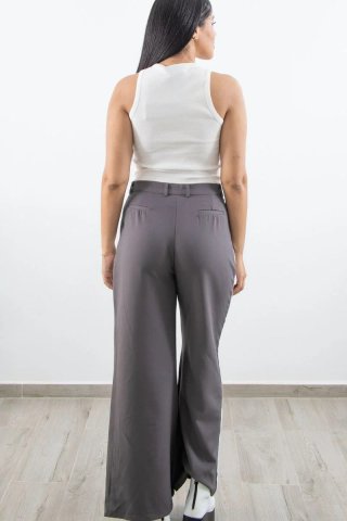 Pantalón Deportivo Gris Doble Franja