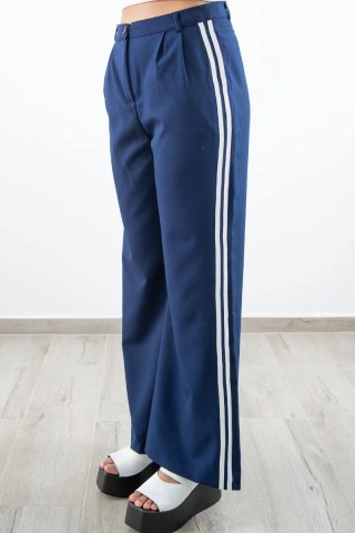 Pantalón Deportivo Gris Doble Franja
