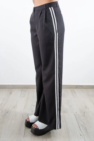 Pantalón Deportivo Gris Doble Franja