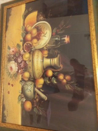 Quadro olio natura morta anni 70-80