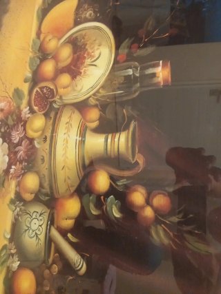 Quadro olio natura morta anni 70-80