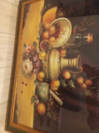 Quadro olio natura morta anni 70-80