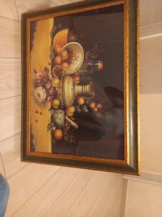 Quadro olio natura morta anni 70-80