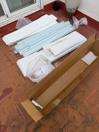 2 Carpas Blancas 6x3m