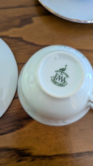 Juego de café Vista Alegre porcelana