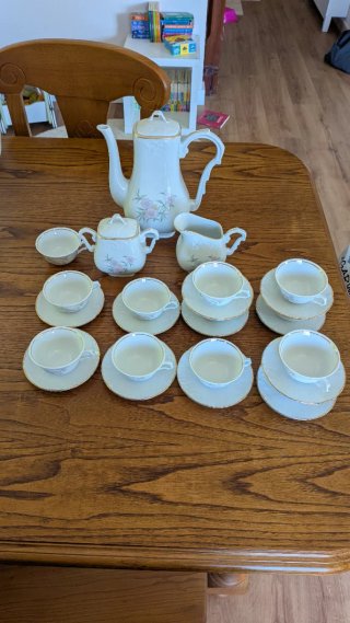Juego de café Vista Alegre porcelana