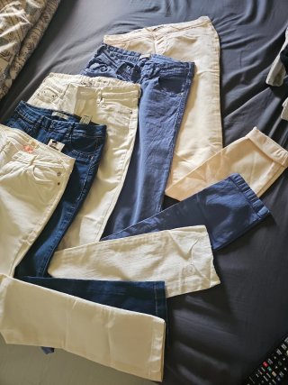 Pack 5 Pantalones Vaqueros Mujer Elásticos