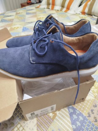 Zapatos Clarks Azul