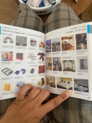Diccionario visual italiano español