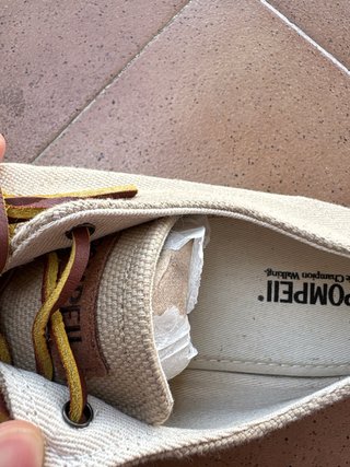 Zapatos Pompeii Talla 43 Beige