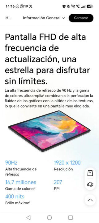 Tablet Honor Pad X8a Grigio
