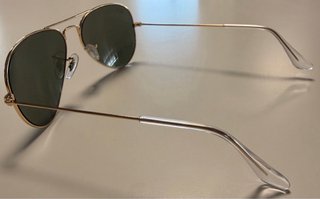 Ray-Ban Aviator Occhiali da Sole Oro Lenti Verdi