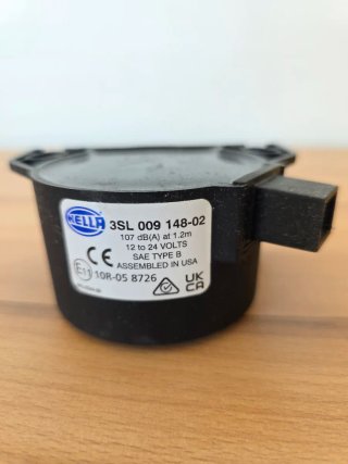 Avisador de marcha atrás,97dB (A). Hella