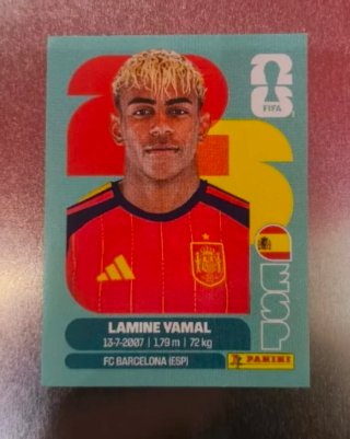 Cromo Lamine Yamal Panini Mundial