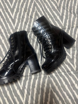 Botines Cuplé Negros Talla 39 Nuevos