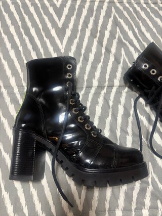 Botines Cuplé Negros Talla 39 Nuevos