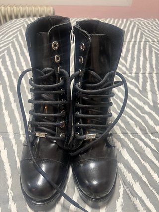 Botines Cuplé Negros Talla 39 Nuevos