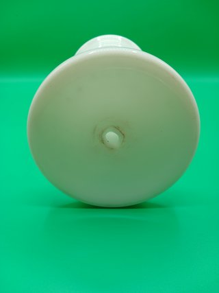 Lampada a petrolio bianca in opalina
