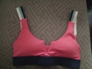 Top deportivo Fila rosa con tirantes