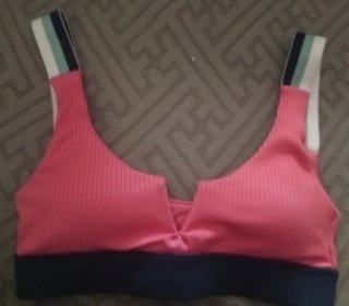 Top deportivo Fila rosa con tirantes
