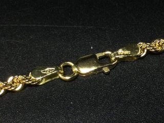 E639576-22 CADENA ORO 18K 25CM