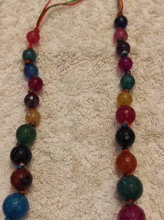 Collar Ágatas Botswana Multicolor 80cm