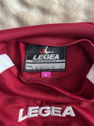 Sudadera Legea sin capucha burdeos