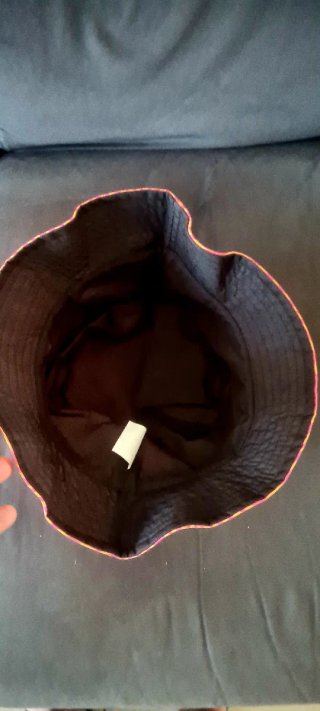 Cappellino sportivo arancione/rosa fantasia