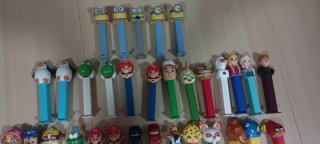 Lote Dispensadores PEZ Colección Personajes