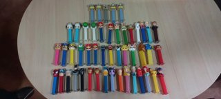 Lote Dispensadores PEZ Colección Personajes