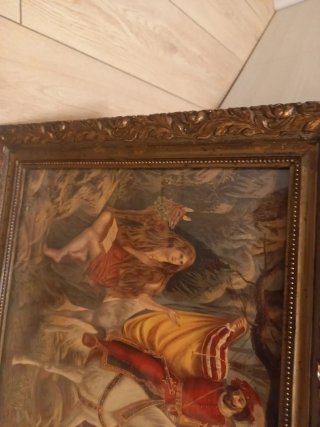 Litografia primi '900 incorniciata