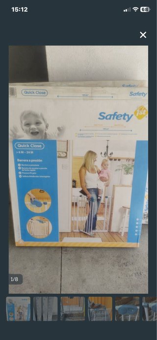 Dos Barreras  seguridad niños SAFETY