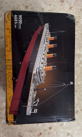 Maqueta Titanic tipo Lego 9090 piezas