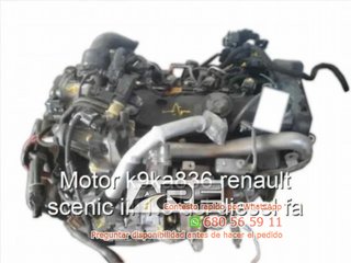 motor K9K836 Renault Scenic III 1.5 DCI Ref:132987