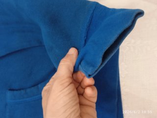 Felpa Aeropostale Blu con Zip e Cappuccio Tg M