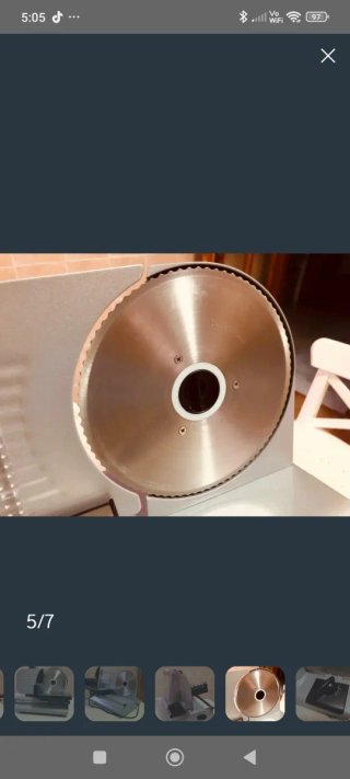 Cortafiambres Eléctrico Plateado