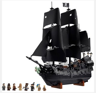 Barco Piratas del Caribe tipo Lego
