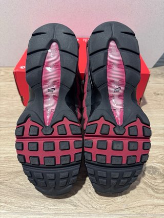 Nike Air Max 95 big bubble team crimson. Talla 11