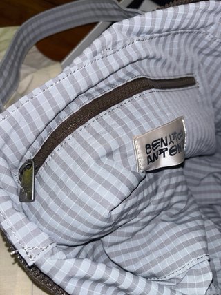 Bolso Zara Marrón Multicolor bad bunny con caja