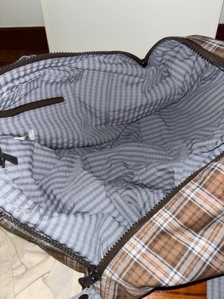Bolso Zara Marrón Multicolor bad bunny con caja